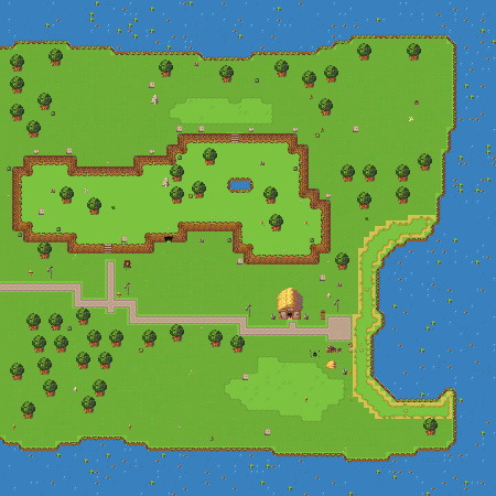 Rendered preview of Greenhollow Isle — Dawnstrand