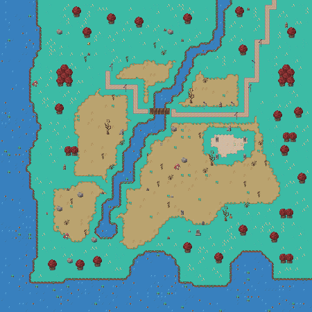 Rendered preview of Sunscar Isle — Bonewood