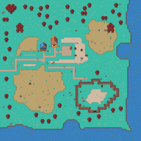 Rendered preview of Sunscar Isle — Emberreach